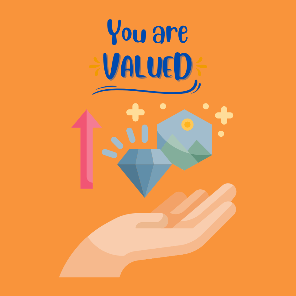 A hand holding valuable items that many people would find worth in. 