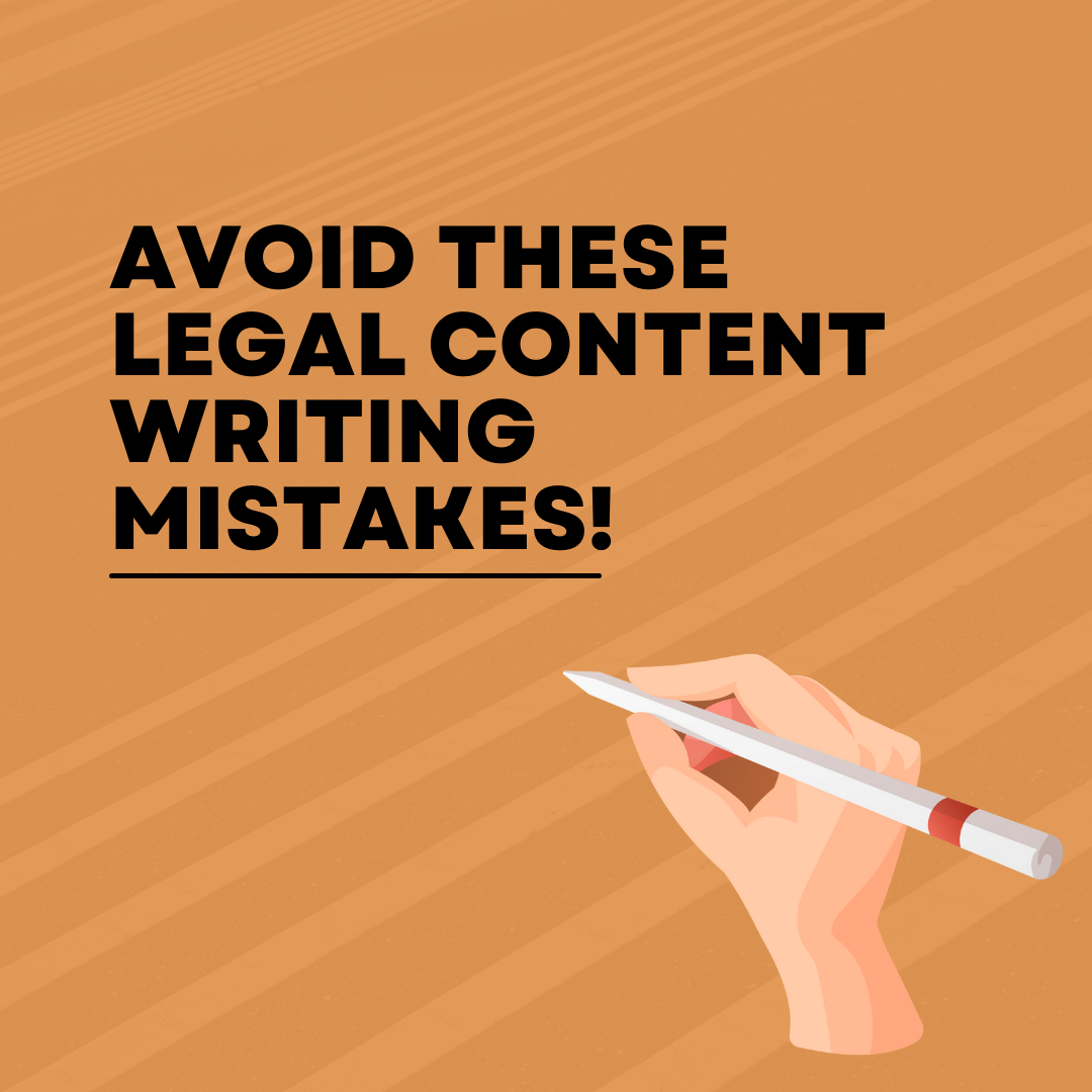 5 Mistakes To Avoid As A Legal Content Writer – Valeria Publications